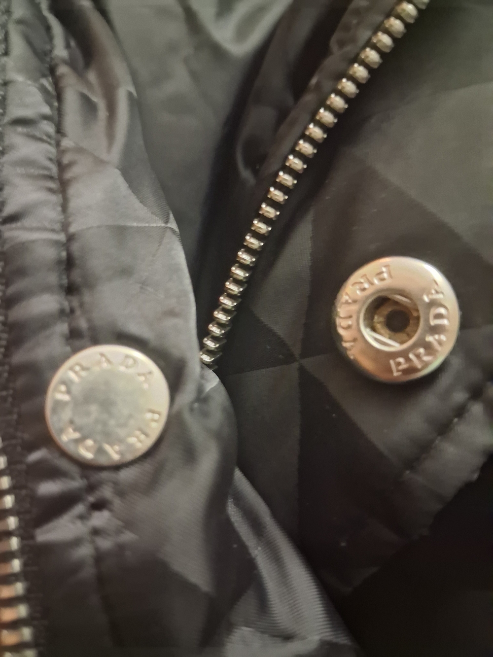 Prada Black Quilted Hooded Puffer Jacket - Picture 12 of 16